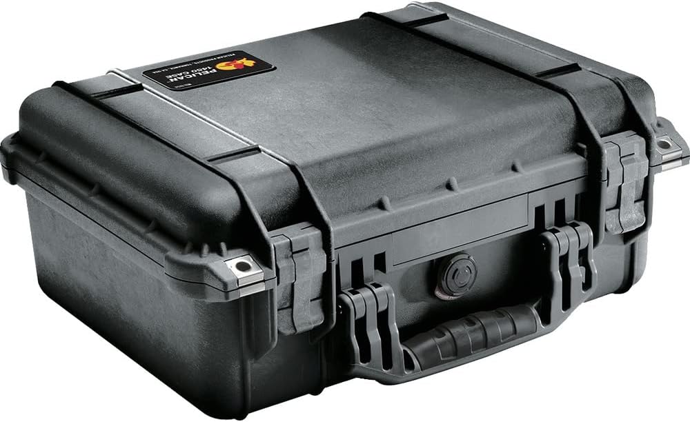 Pelican 1450 Case No Foam (Black)