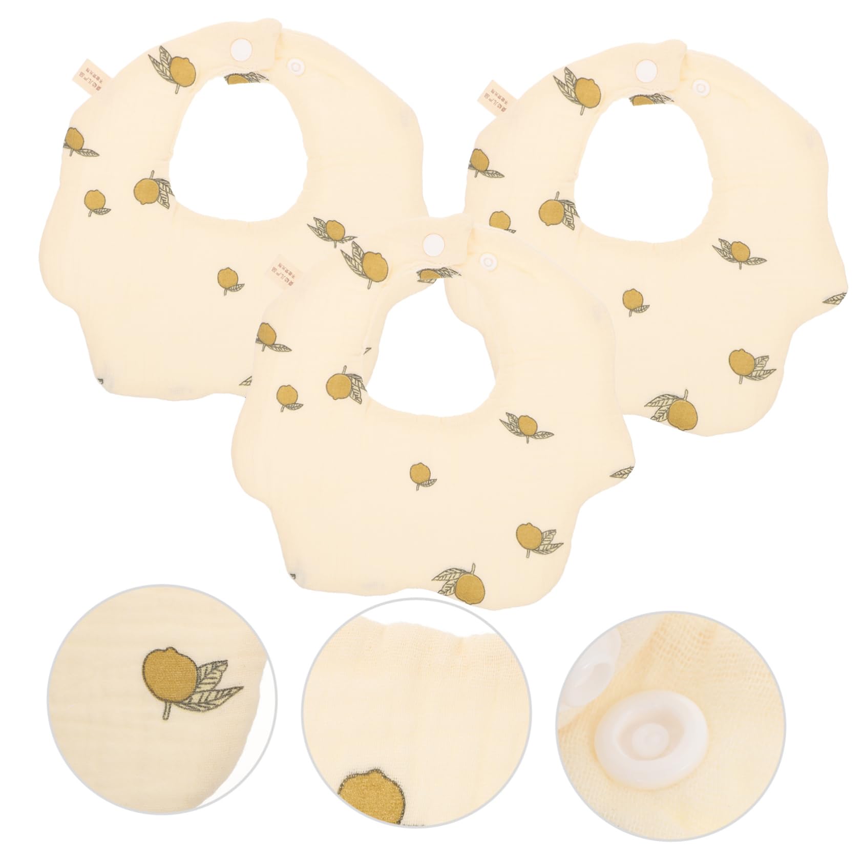 ibasenice Baberos bibs babete bebé toalla bebe costume toallas recién nacidas para niño babero toallas eructar toallas de saliva babero para la dentición algodón