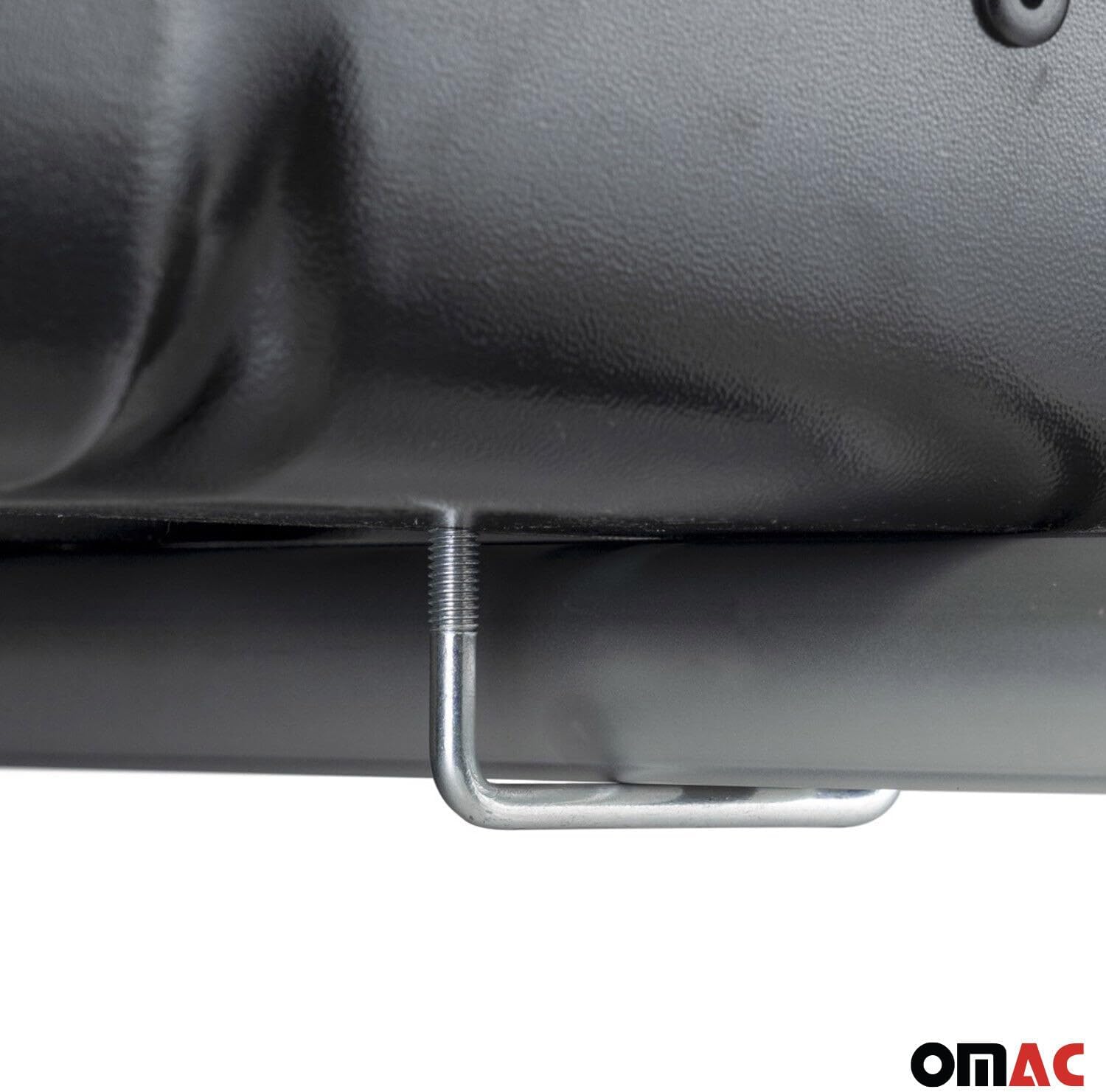 OMAC Car Roof Box 14 Cubic Ft. Rooftop Cargo Carrier Roof Mount Storage Box Black