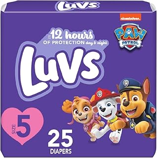 Luvs Ultra Leakguards Disposable Diapers Size 5, 25 Count, JUMBO