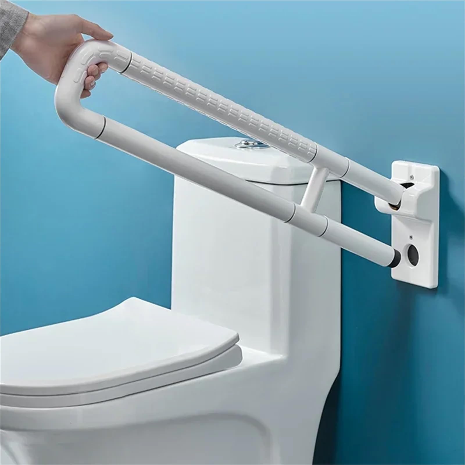 Barras de Apoyo para baños Pasamanos de baño para Ancianos, de Acero Inoxidable, Antideslizantes, para Ducha y baño(Yellow12x70cm)