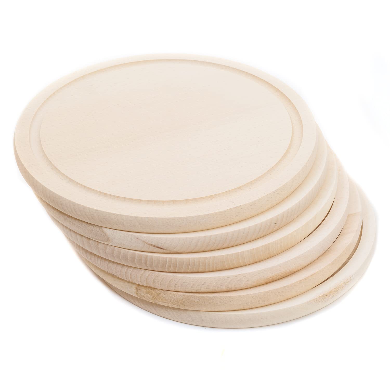 HolzFee Frühstücksbrettchen rund 25 cm Holz