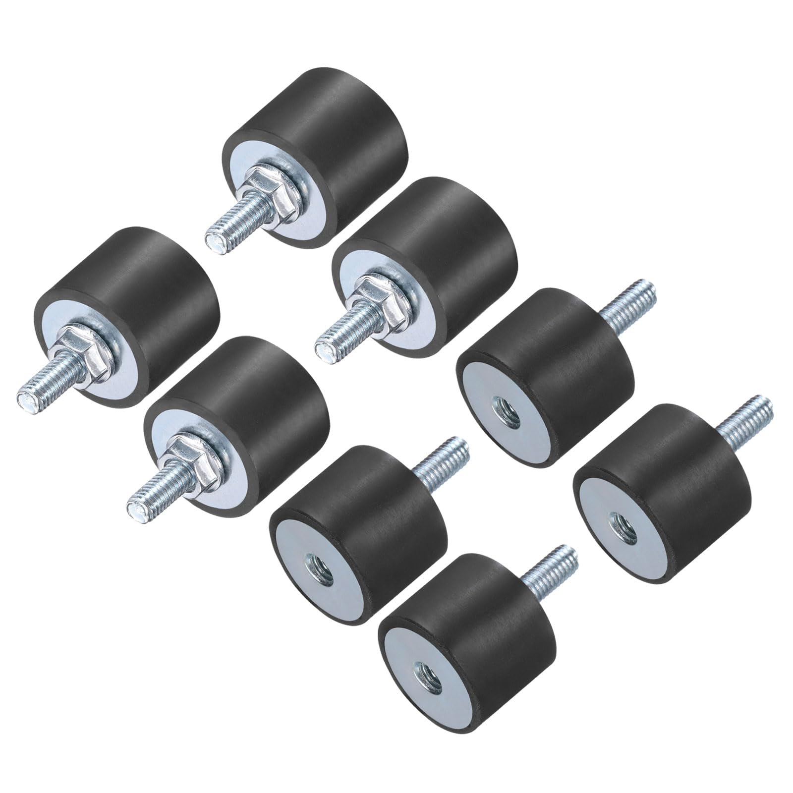uxcell 4pcs M4x10mm Rubber Isolator Mounts with Studs 15x15mm — Amazon image 7