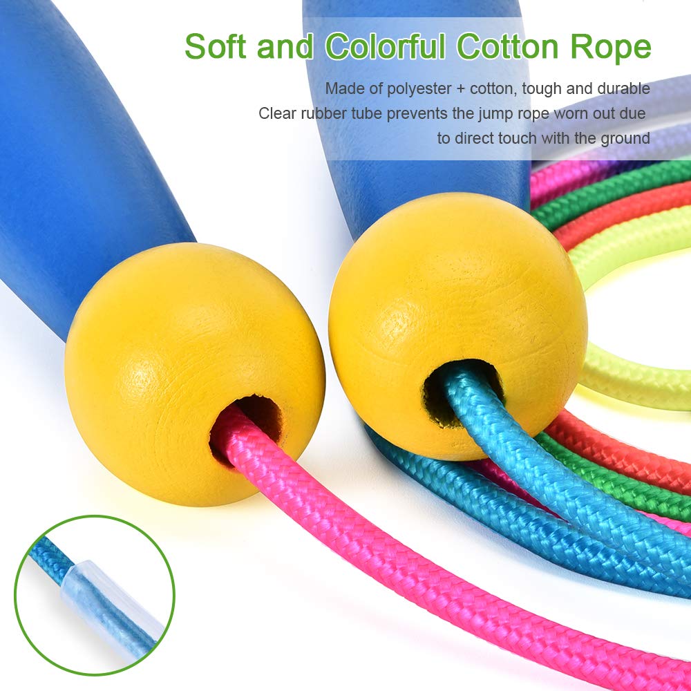 Corda Per Saltare Regolabile Svkiyang Per Bambini - 2 Pezzi, Età 3-12 Anni - Foto 11