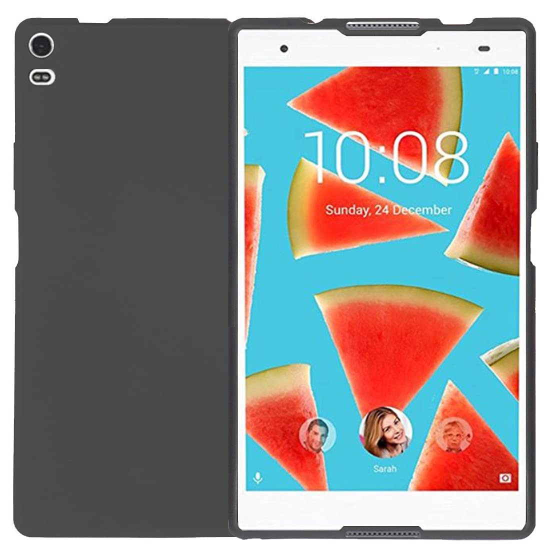 Zaoma Matte Design Soft Silicon Back Case Cover for Lenovo Tab 4 8 Plus TB-8704X - Black (B09442331G) Amazon Price History, Amazon Price Tracker