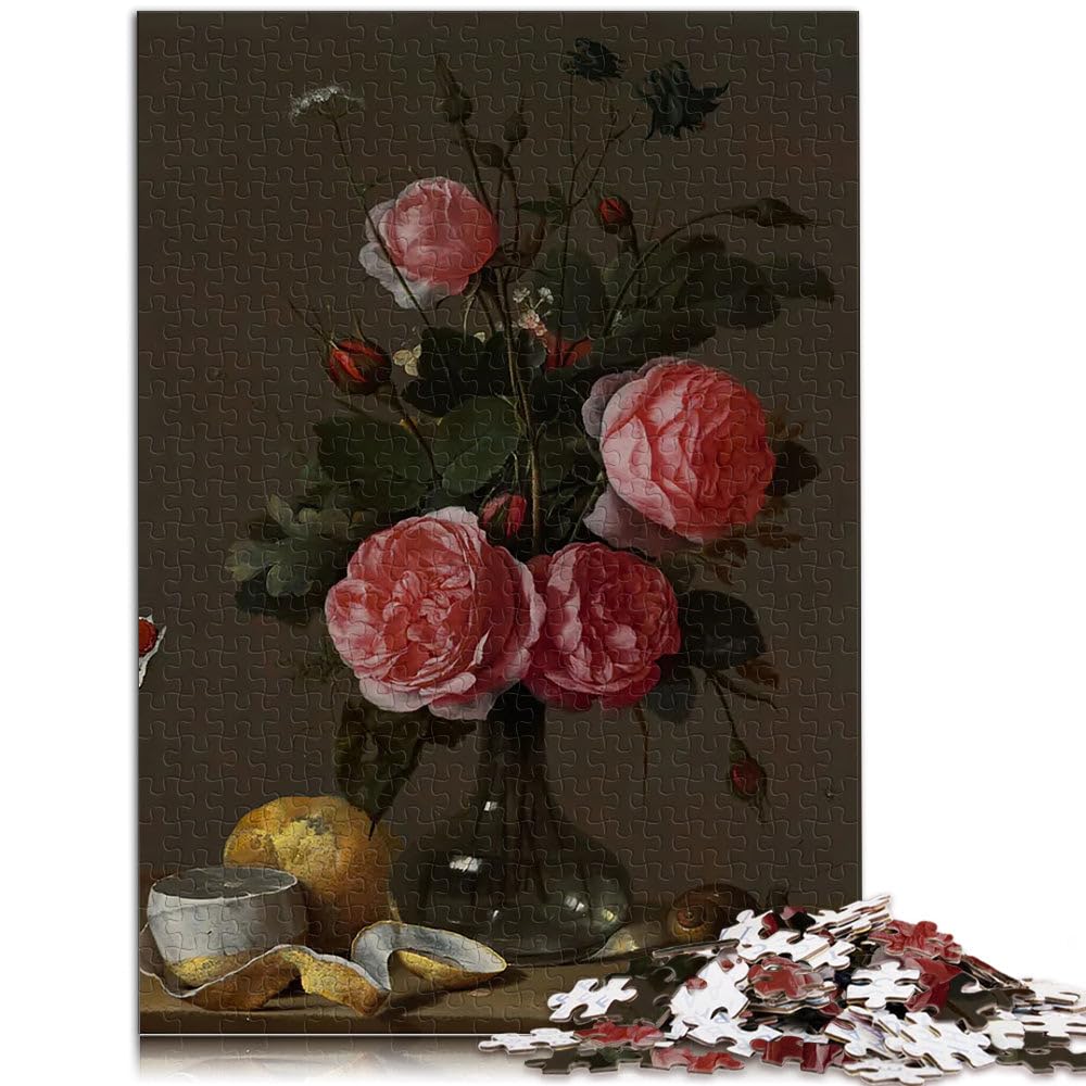 Blumenstillleben Puzzle 2000 Teile für Erwachsene Anspruchsvoll, Aber lustig und humorvoll Verbessern Sie das Gedächtnis 70x100cm