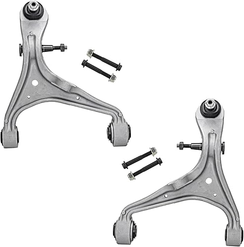 Miniatura 1484 de Detroit Axle - Kit de brazos de control de extremo delantero RWD para Dodge Ram 03-06 2500 3500, 2 brazos de control superior con rótula 2 varillas