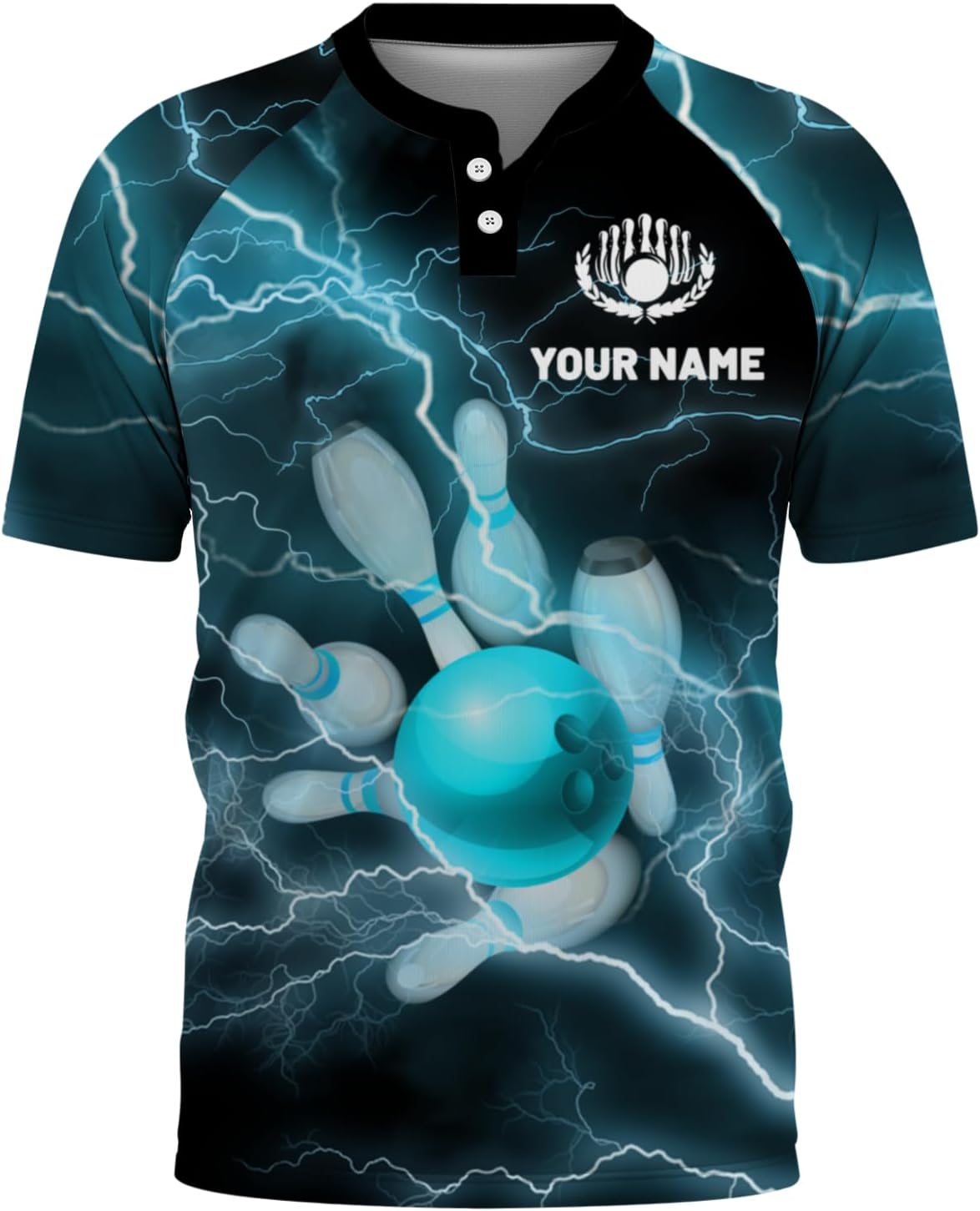Custom Bowling Jersey Personalized Bowling Shirts with Name All Over Printed Bowling Shirts Team Uniform for Men Women