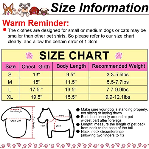 6 Pieces Dog Sweater Classic Warm Pet Sweaters Pet Dog Clothes Knitwear Dog Pajamas For Small Dog Puppy Kitten Cat (Purple, Grey, Pink, Navy Blue,Rose Red, Light Blue,L) #TOP1