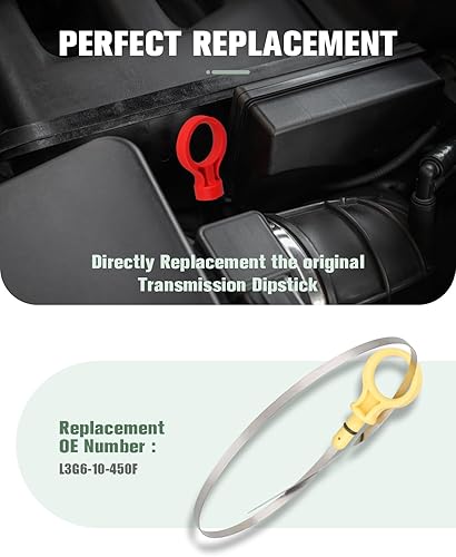 Miniatura 7 de SCITOO Varilla de aceite de 22.72 pulgadas para Mazda 3 2.5L L4 2010-2013, para Mazda 5 2.5L L4 2012-2015, para Mazda 6 2.5L L4 2011-2013, para