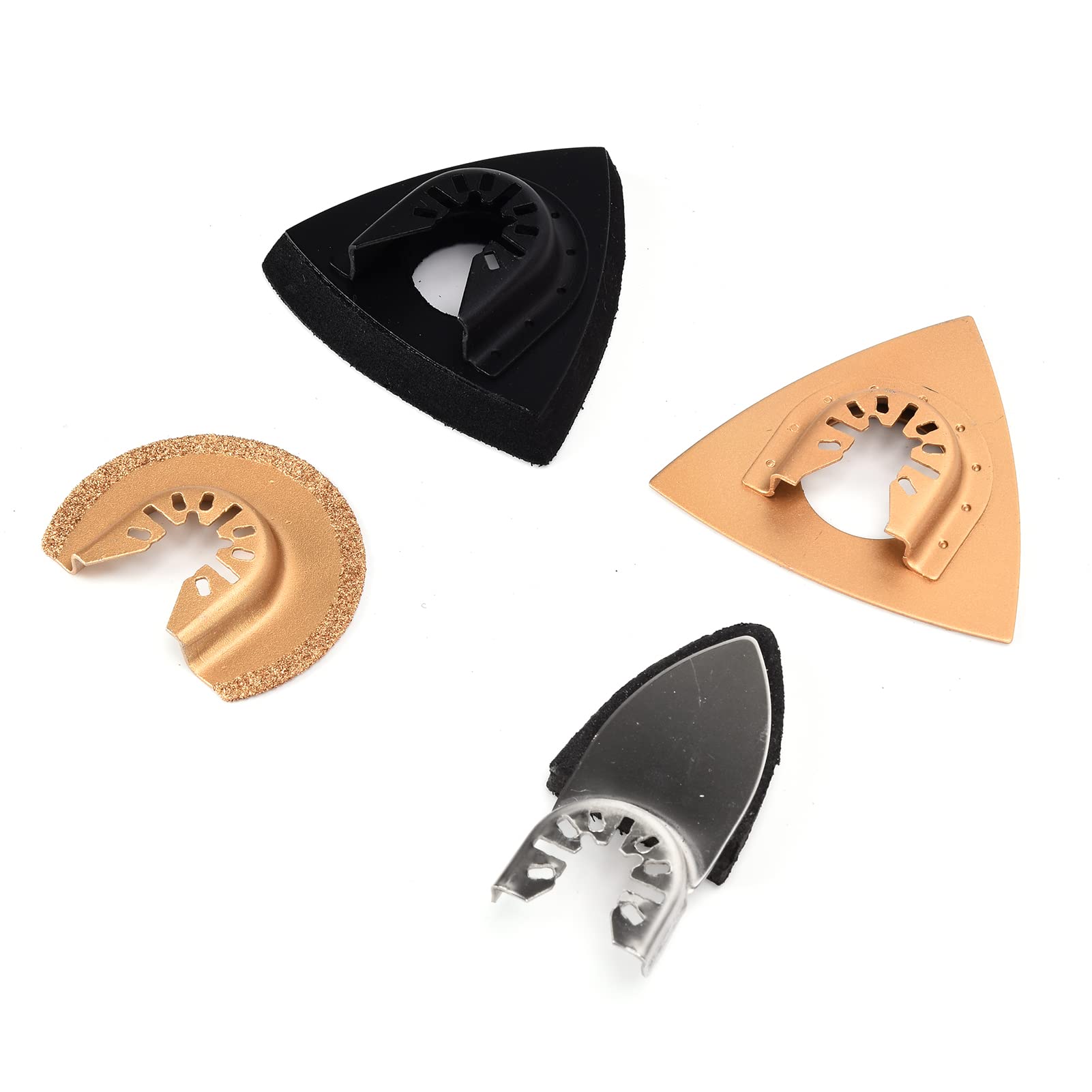 Kit di lame professionali per utensili oscillanti in acciaio ad alto tenore di carbonio, set di accessori per seghe multiutensile per il taglio di legno, metallo e plastica