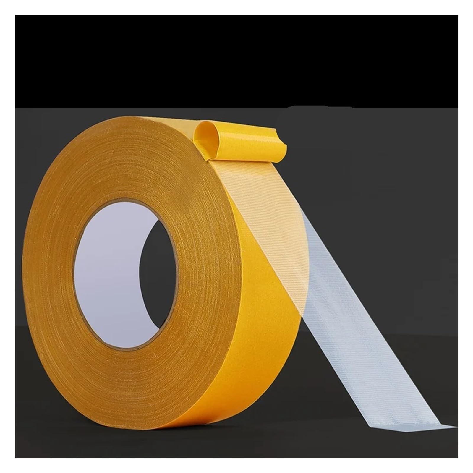 Zelt Reparaturband 10 m doppelseitiges Klebeband, hochviskose Gitterfaser, transparent, klebrige, wasserfeste Klebebänder aus Fasergewebe(5rolls,10M_50MM)