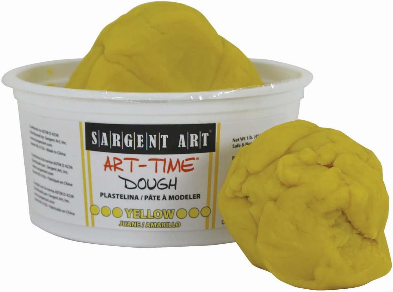 Sargent Art 85-3102 1-Pound Art-Time Dough, Yellow