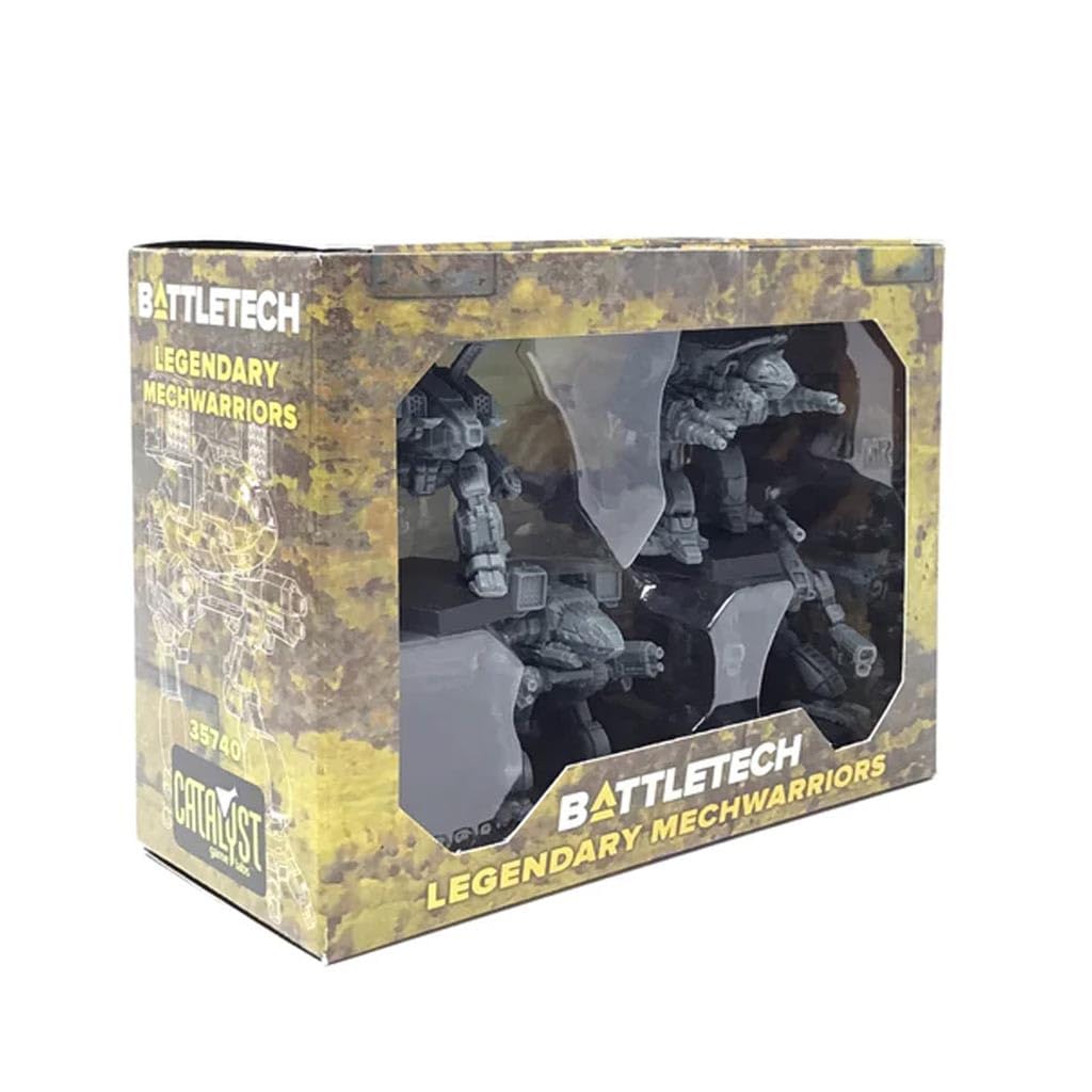 BattleTech Legendary Pilots Pack II - 5 Miniaturas De Plástico Y Tarjetas Para Alpha Strike