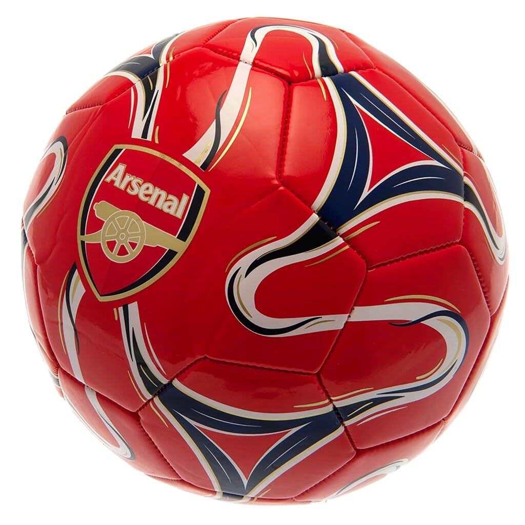 Hy-Pro Arsenal 26 - Pallone cosmo, misura 5, colore: Rosso