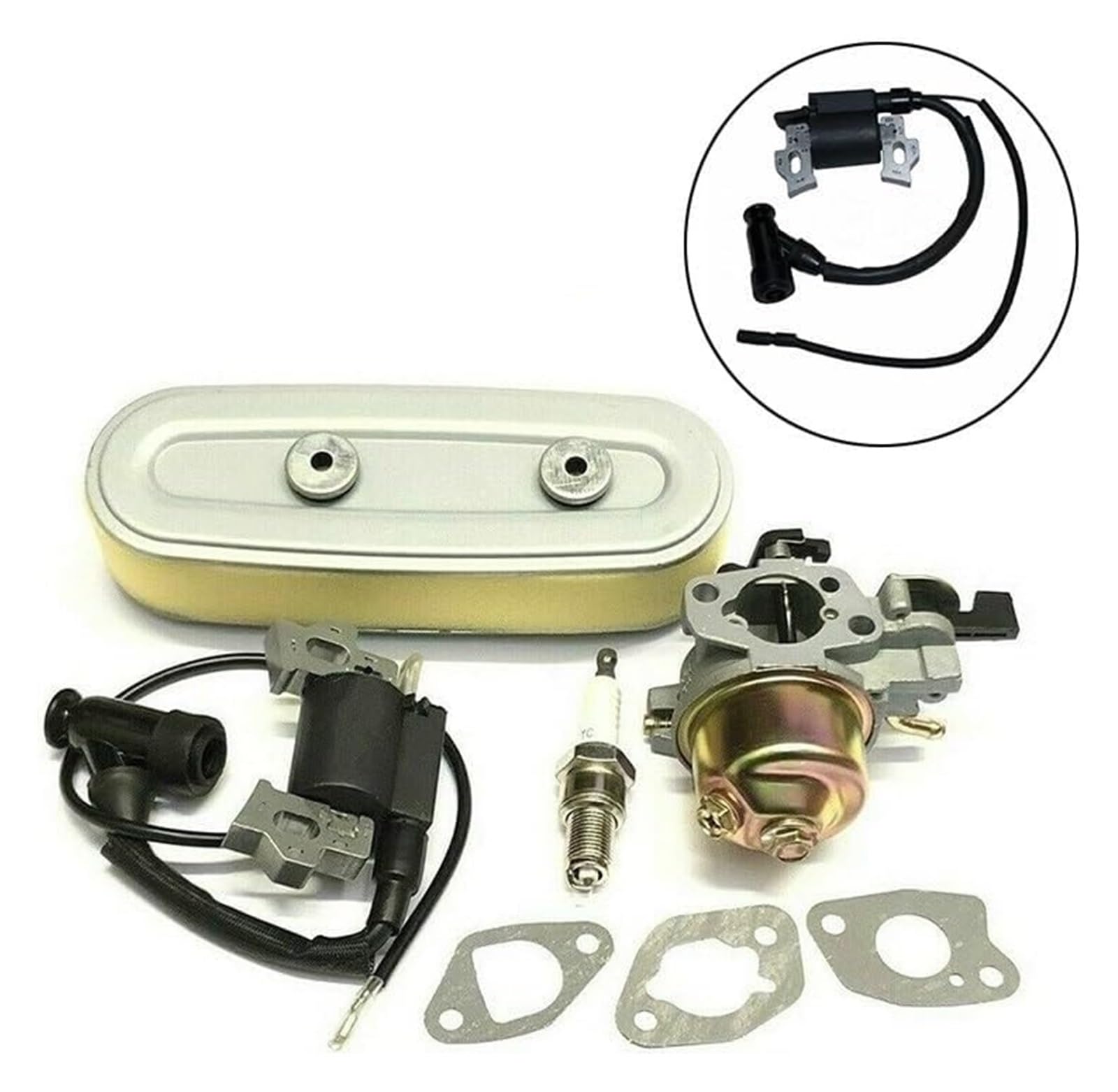 para GXV160 GXV160 Kit De Servicio De Carburador Carburador Bobina De Encendido Filtro Junta Bujía Carburadores Carburador Moto