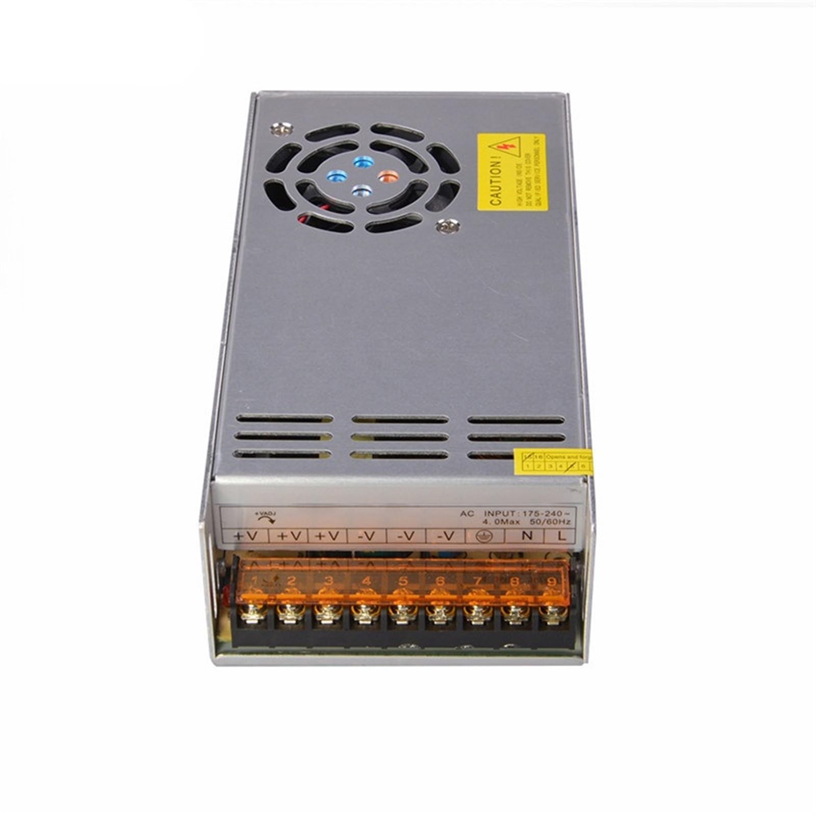 JGNAYRKJQI LED Driver 12V 500W 40A Constant Voltage Switching Power Supply Transformer 220V AC Input Fan for LEDs Light Bars Indoor