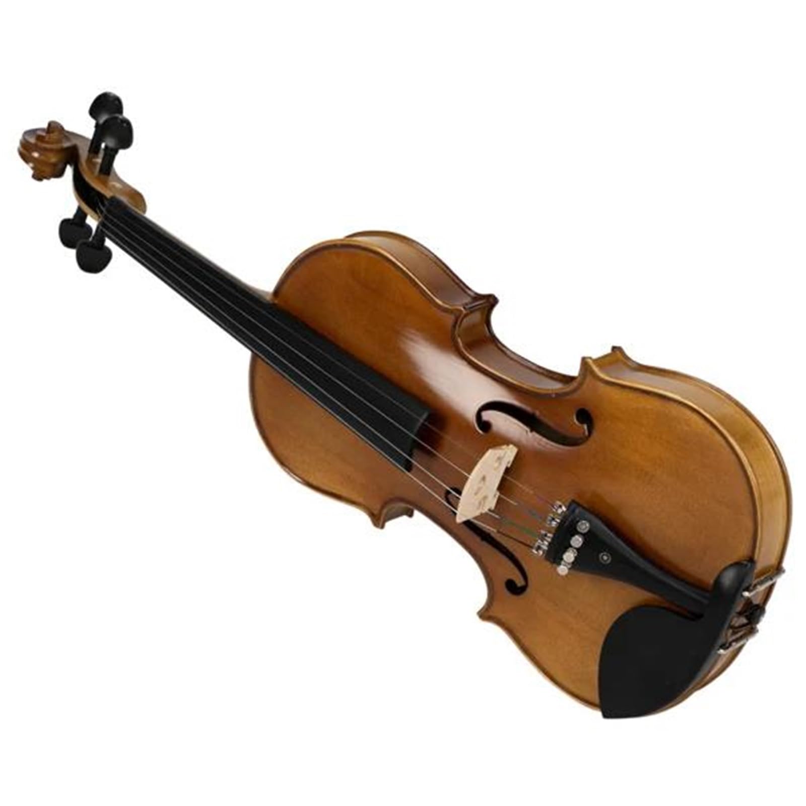 Violini Professionali Set Violino Acustico In Legno Naturale Opaco Con Custodia Quadrata E Accessori