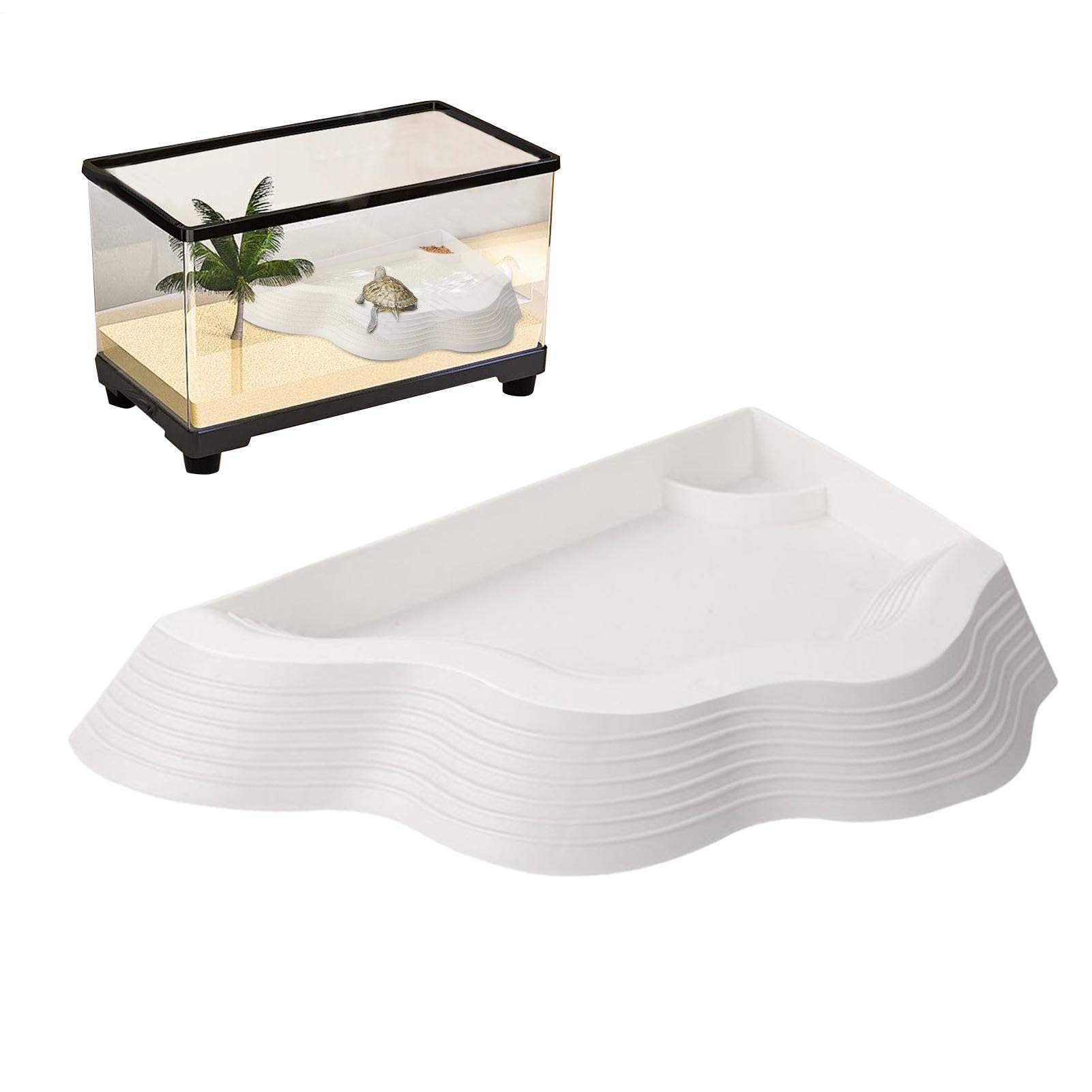 Lavabos de baño para reptiles con rampa que evita vuelcos y ahogamientos