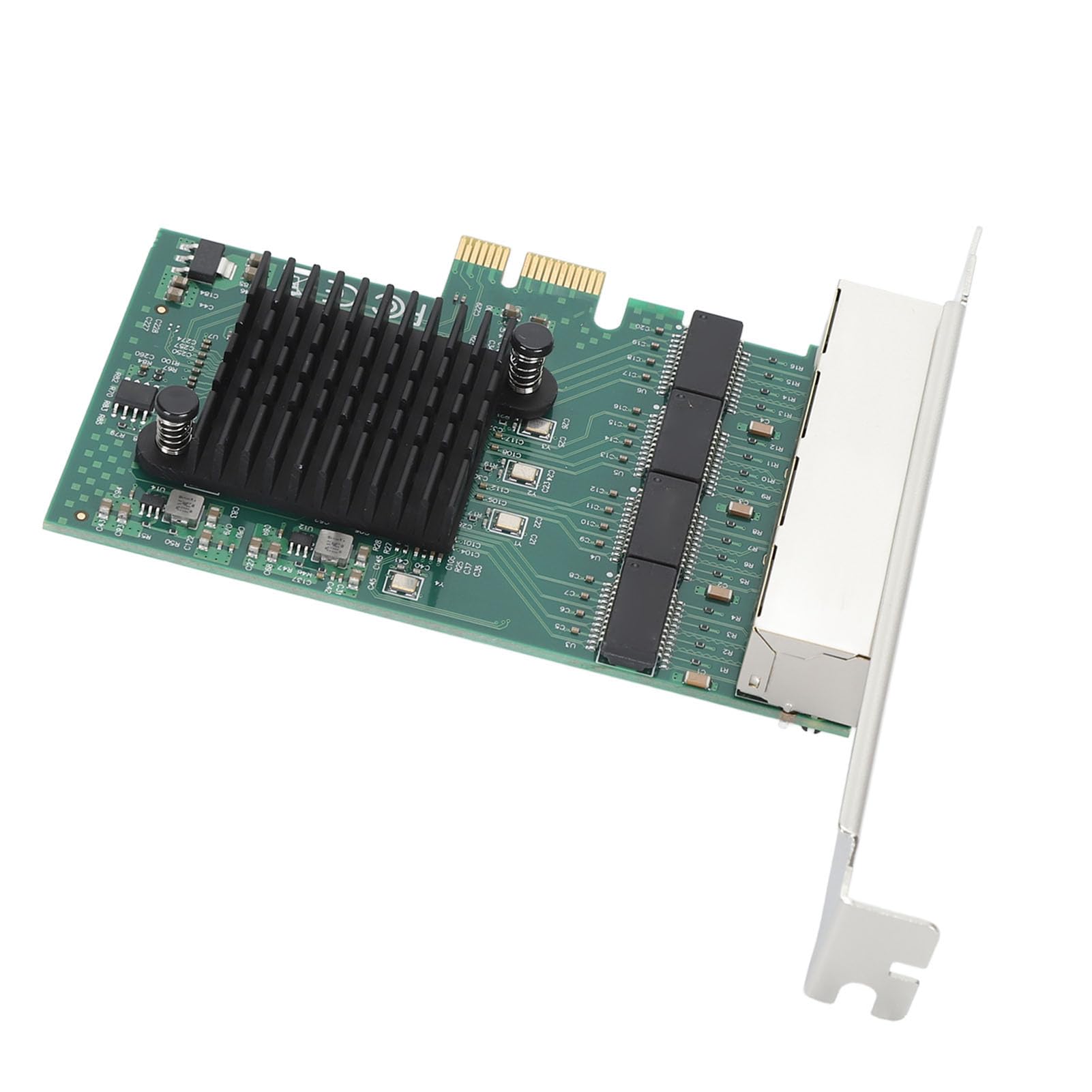 SIXRUN Scheda di Rete PCIe X1 4 Porte RJ45, Gigabit