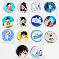 歌い手　りぶグッズ　④缶バッジ　13点 Amazon.co.jp: 歌い手 りぶ りぶわんくじ D賞 缶バッジ 14個