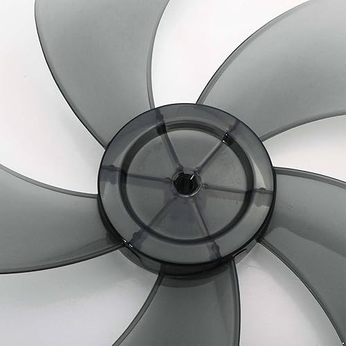 Miniatura 5 de dPois Hoja de ventilador de plástico hojas universal para el hogar con pedestal de pie ventilador de mesa pieza de repuesto con cubierta de tuerca