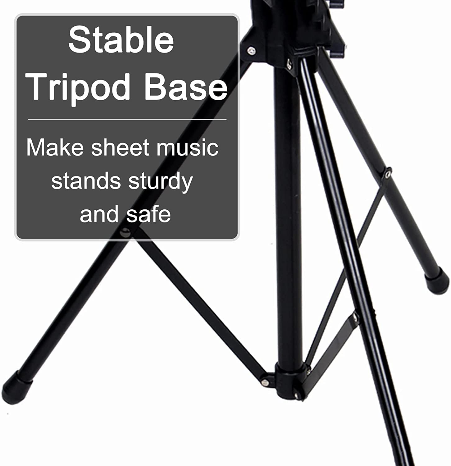 Atriles De Música Portátiles De Altura Ajustable, Atriles De Metal Plegables para Partituras con Bolso para Conciertos, Estanterías Escolares,