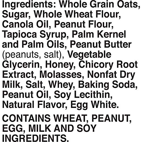 Nature Valley Soft-Baked Oatmeal Squares, Peanut Butter, 6 ct, 7.44 oz (Pack of 8)