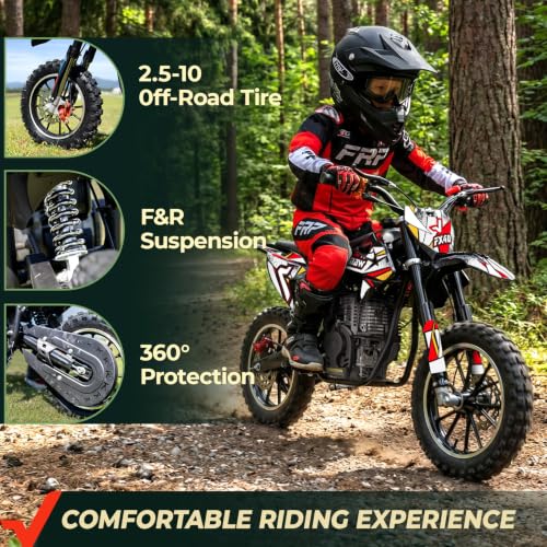 Image of FRP FX40 Gas Dirt Bike for Teens 40cc 4-Stroke Dual Disc Brake Off Road