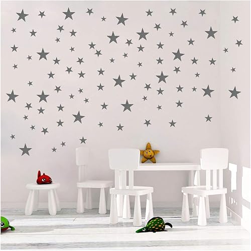 TOARTi Calcomanías de pared con estrellas 124 calcomanías calcomanías de pared extraíbles para decoración del hogar fáciles de pegar paredes