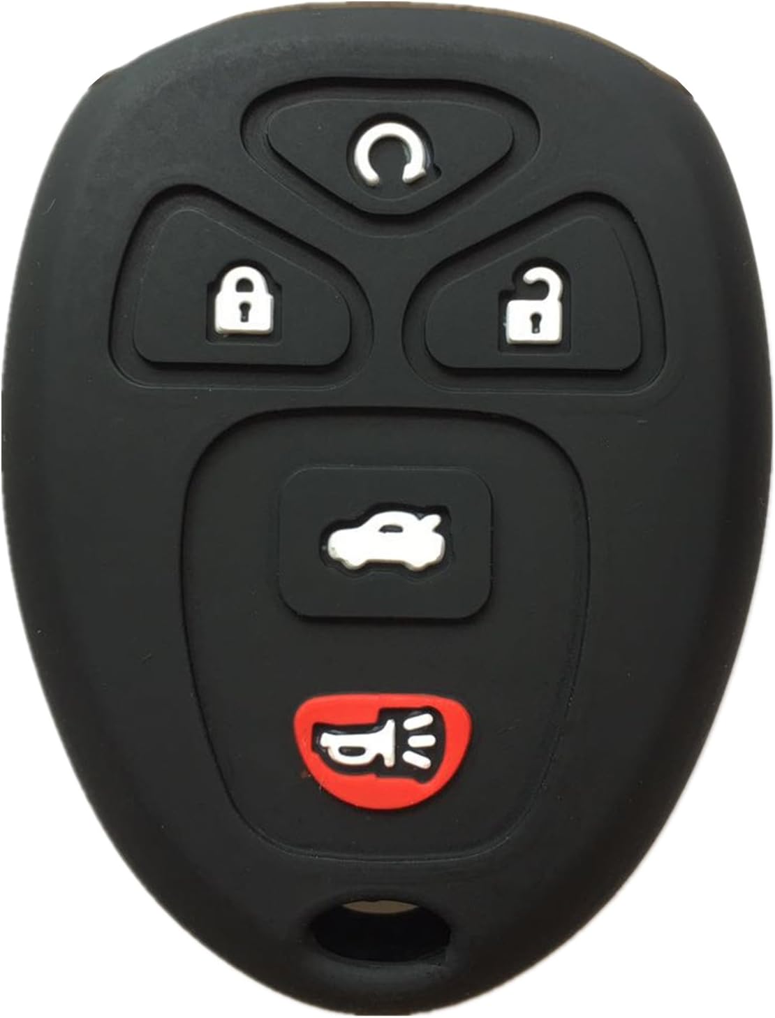Rpkey Silicone Keyless Entry Remote Control Key Fob Cover Case protector Replacement Fit For Buick Cadillac Chevrolet CMC Pontiac Saturn KOBGT04A OUC60270 OUC60221 22733524 15913415