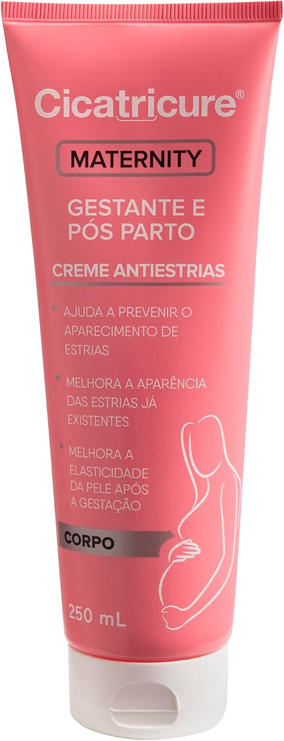 Cicatricure Creme Corporal Maternity Antiestrias 250ml - Gestante | Pós Parto | Maternidade