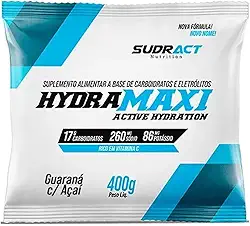Hydramaxi Isotônico em Pó - 400g Refil Guaraná com Açaí - Sudract Nutrition