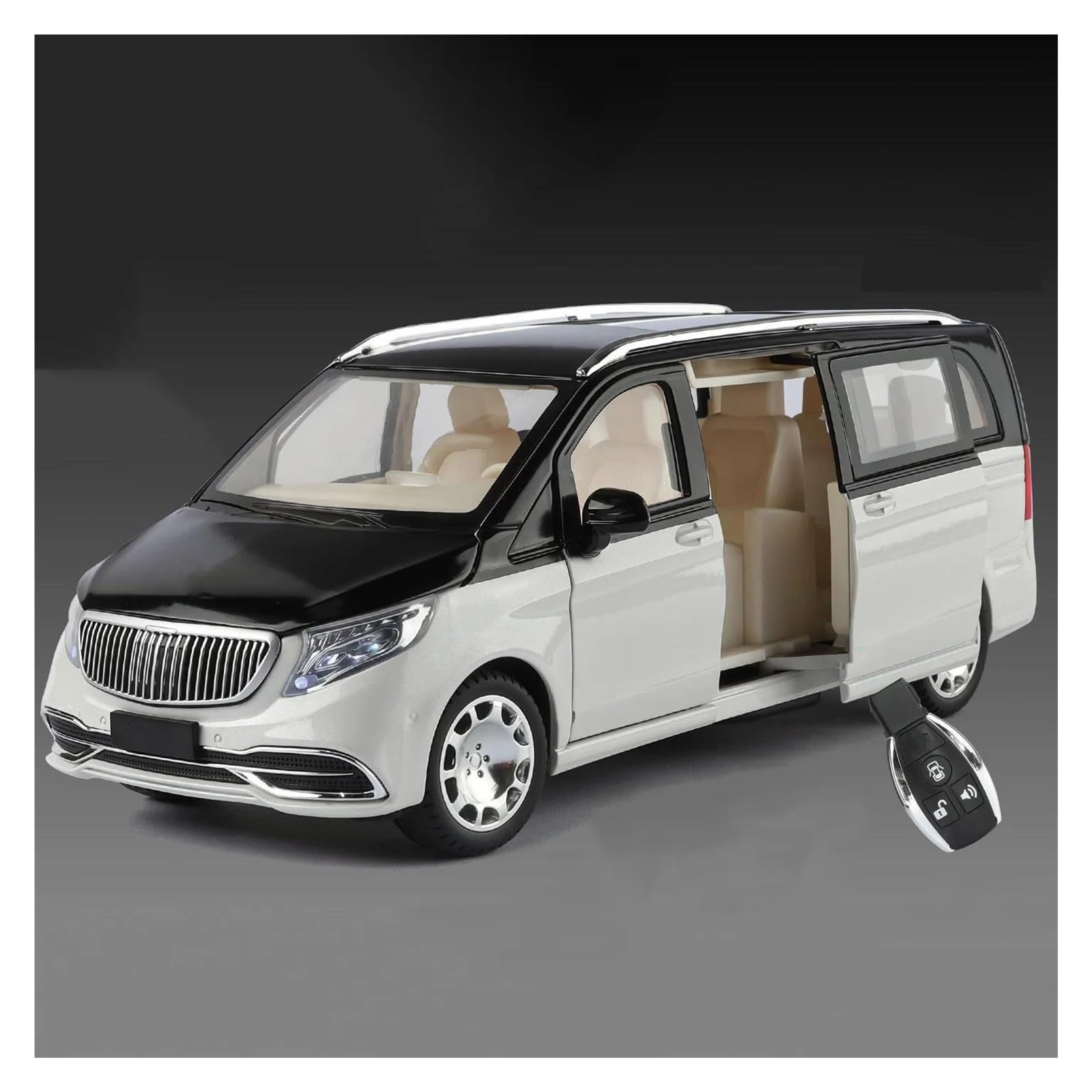 Btwodian Scale Model Car For Maybach VS680 MPV Diecast Model Car