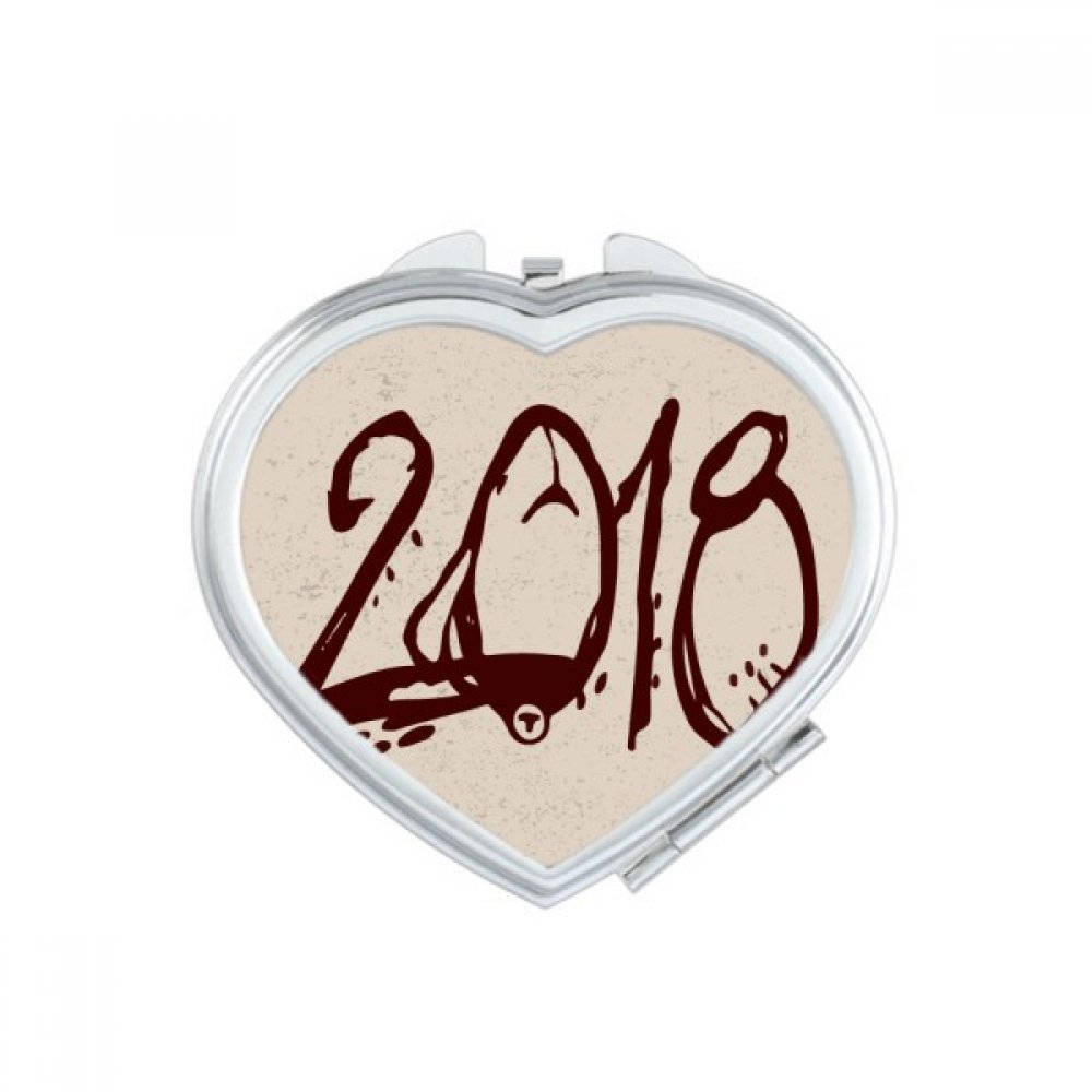 Miroir de poche portable mignon pour rester élégante au bureau comme en voyage