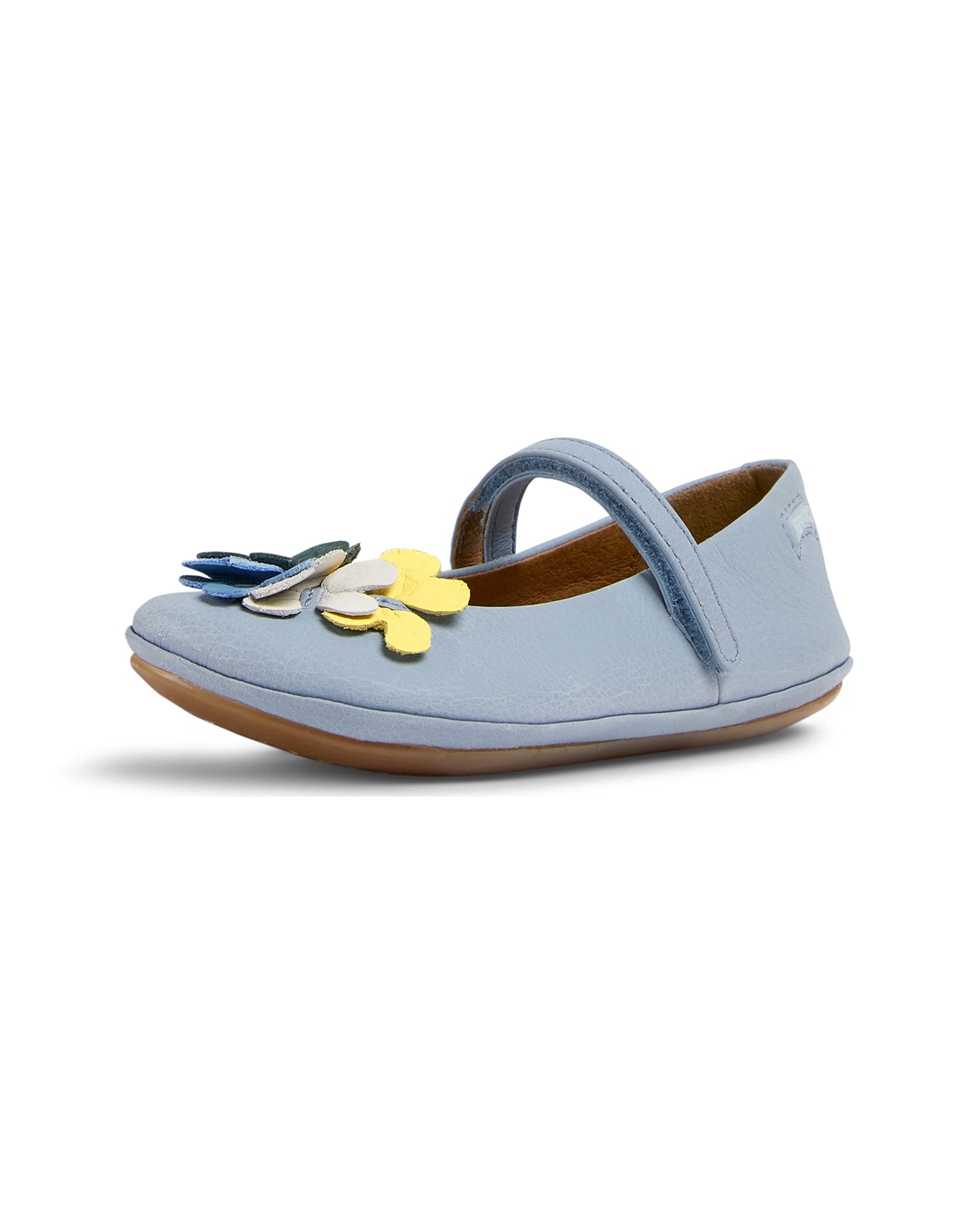 Camper Boy's Girl's Right Kids Mary Jane Flat, Blue, 7.5 UK Child