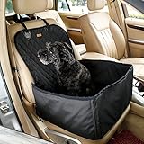 WSGEE Pet Front Seat Cover for Cars, Dog Car Booster Seat Nonslip Protector for Safe Travel Driving