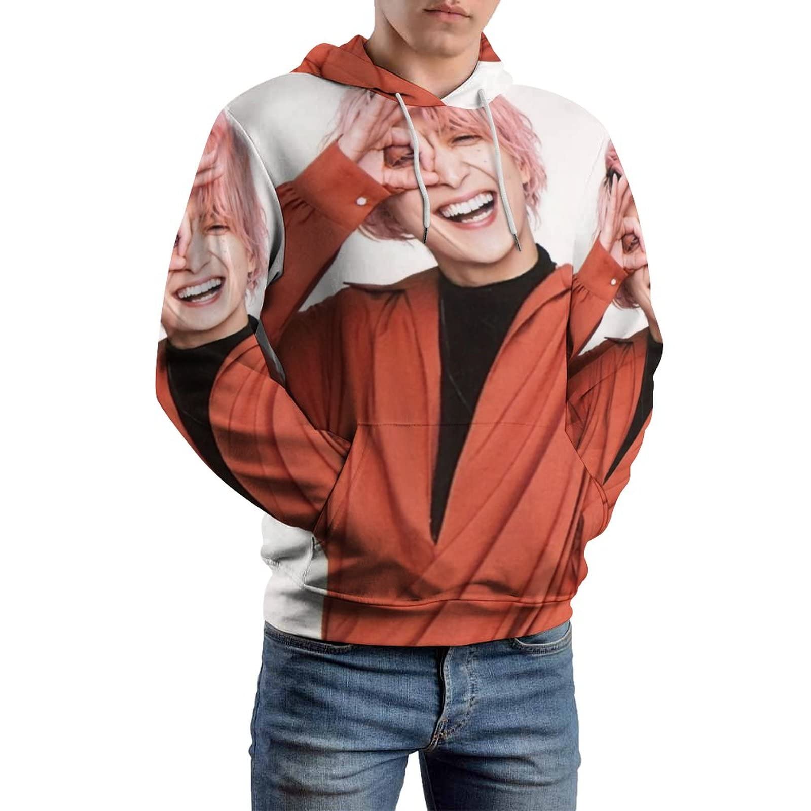 RAYS Man フード付きパーカー&ヘアバンド佐久間大介 Amazon.co.jp: 佐久間大介 パーカー メンズ 長袖 シンプル オシャレ