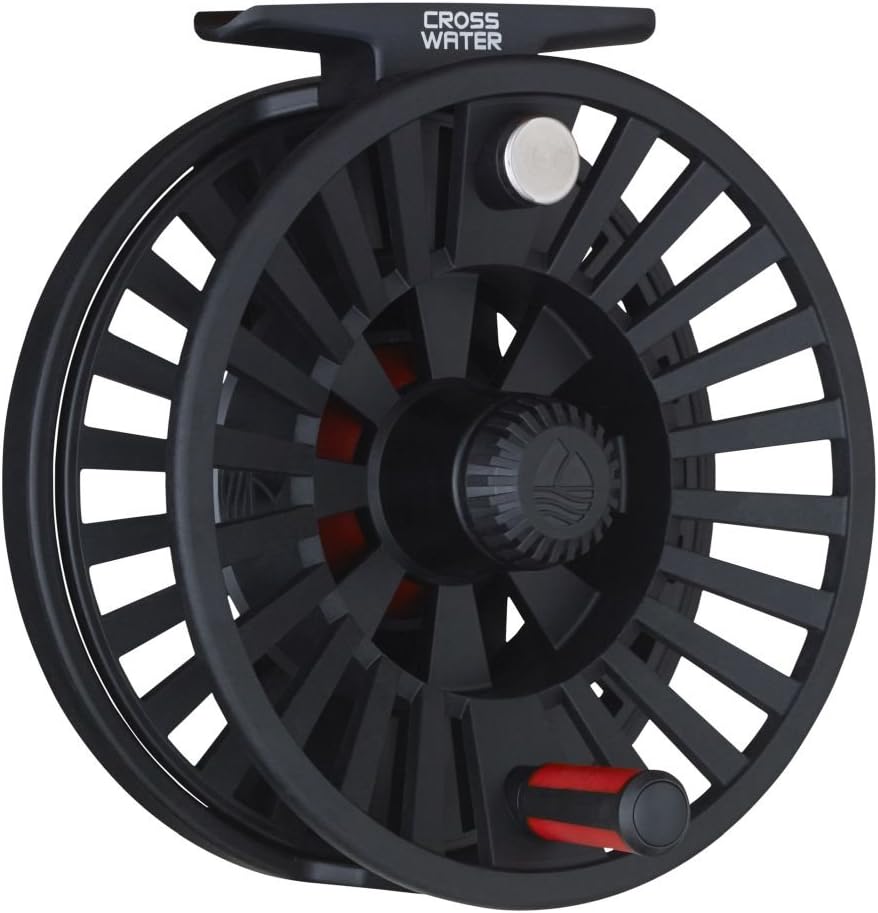 Redington Prespooled Crosswater 4/5/6 Fly Reel + 5 Weight Rio Fly Line - Black