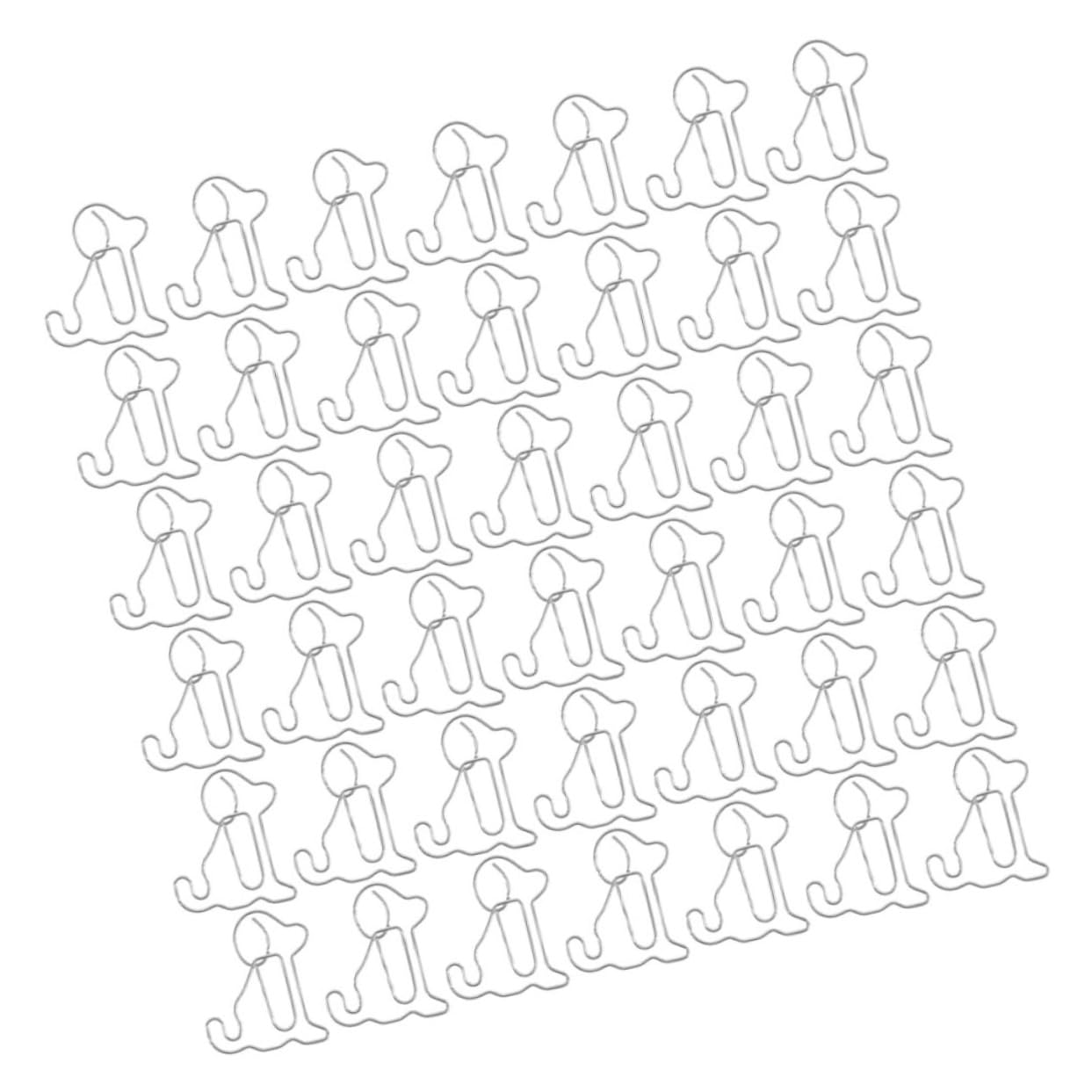 Alipis 500pezzi Clip Forma Di Cane Di Graffette Metalliche Riutilizzabili Per Ufficio Creative e Decorative Per Segnalibri e Organizzazione Documenti