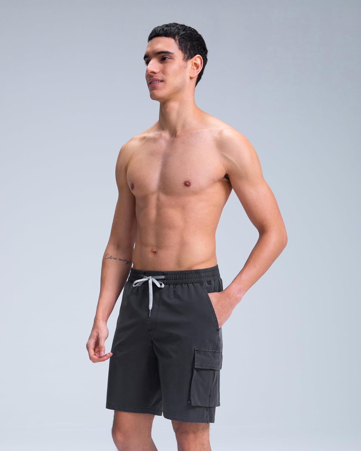 maamgic Mens Swim Trunks with Compression Liner 9 inch Quick Dry Men Bathing Suit Stretch Board Shorts - Image 2