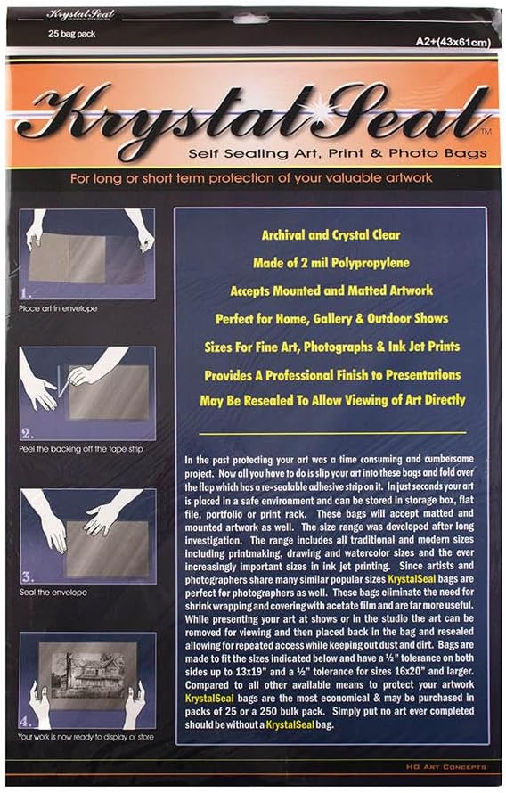 Krystal Seal Plasti Bag A2 25pk