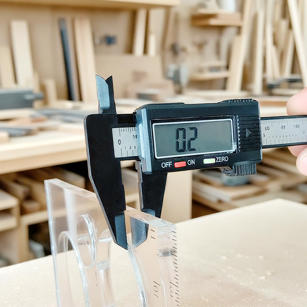 Acryl-Fräs-Vorlagen für Holzbearbeitung, Herz-Inlay-Vorlage, dekorative Frässtiftschablone, Kreisschablone zum Zeichnen, Schnittführung, Inlay-Werkzeuge, Zubehör, 2 Stück