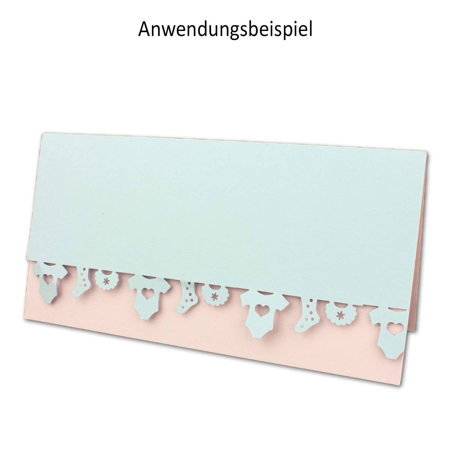 Gustav Neuser - Juego de 200 tarjetas plegables de colores variados (DIN largo, 21 x 10,5 cm)