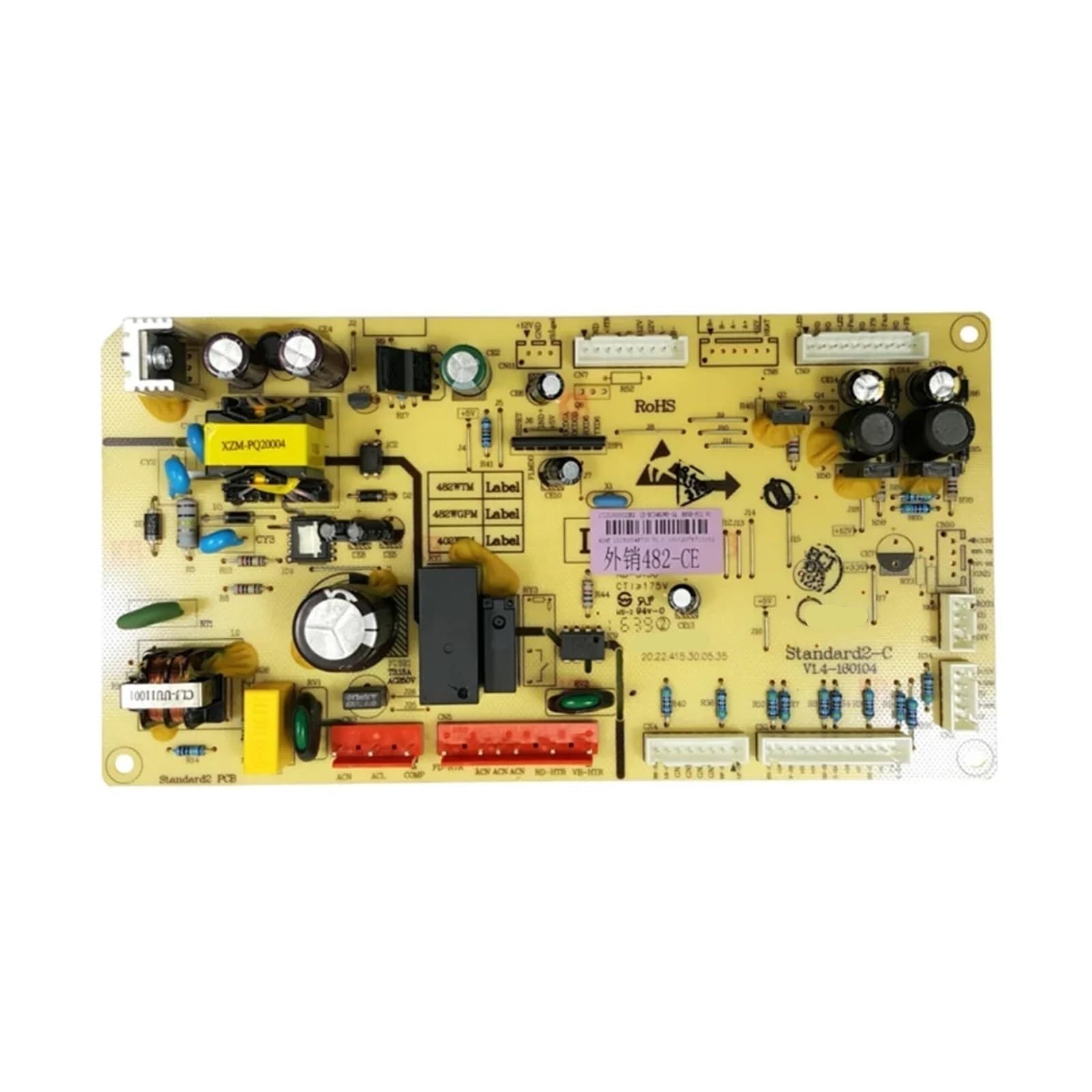 Jweinenl One Color Refrigerator Control Board，Compatible For Midea， Ce-Bcd482we-Sq 17131000002282 Pcb