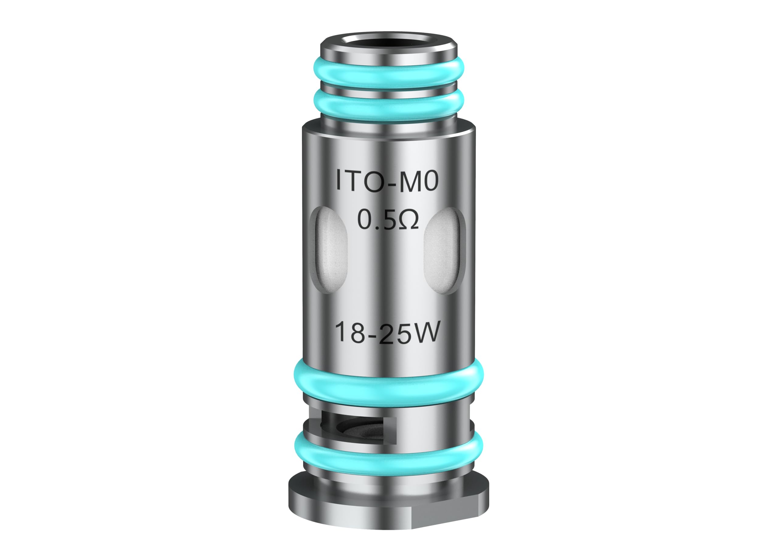 Voopoo ITO Coils - 5 Pack | Three-Level Leak-Resistant Technology | Works with Drag Q Kit and Doric Q Kit | 2ml Cartridge No Nicotine (M0 0.5ohm)
