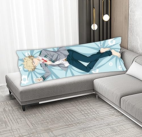 Miniatura 4 de Funda de almohada para Bakugo Dakimakura Anime japonés para abrazar Dakimakura, 59.1 in x 19.7 in59 x 19.6 pulgadas