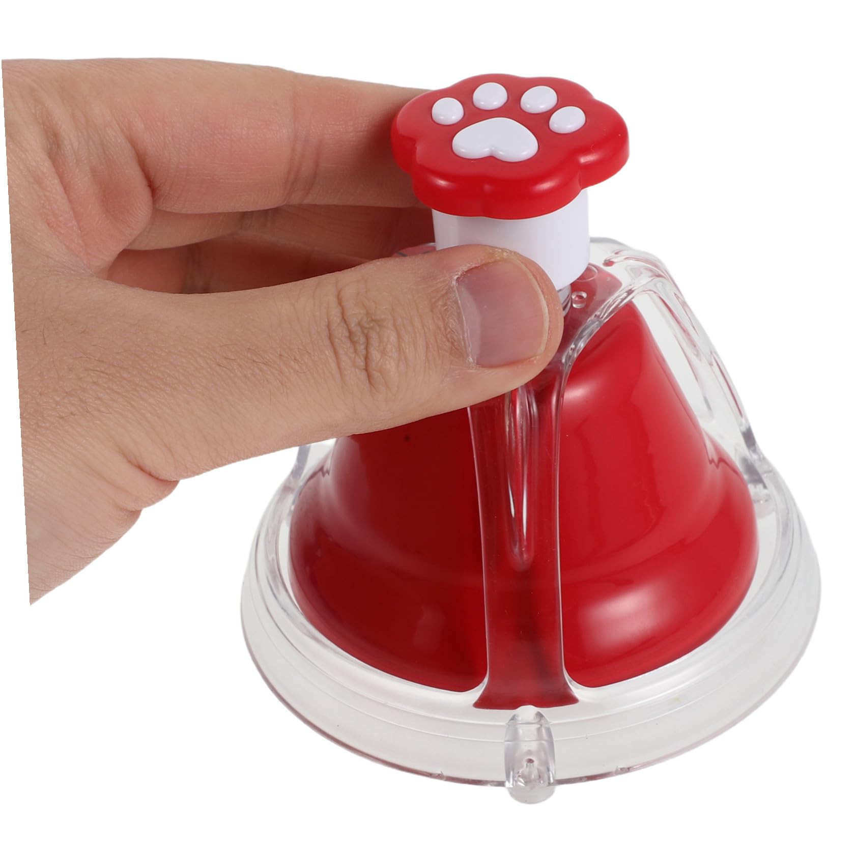 YARNOW 8 Piezas Campanas de Mano Forma de Pata de Gato en Varios Colores, Fáciles de Tocar y Versátiles, Ideales para Juegos Musicales en Jardín de Infancia y Enseñanza Musical