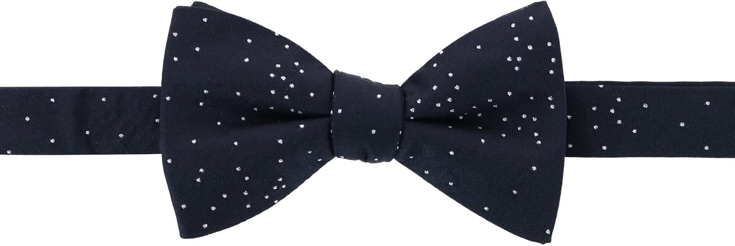 Trafalgar Men's Mystere Metallic Star Light Silk Bow Tie
