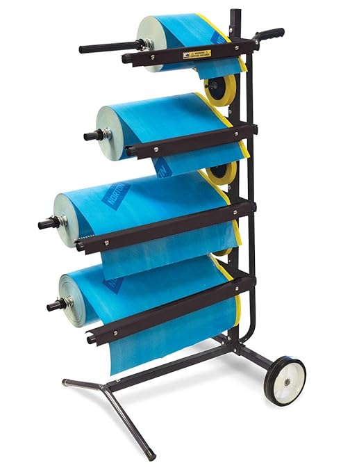 Eastwood 4 Tier Tree Mobile Masking Station Holds MultiRolls